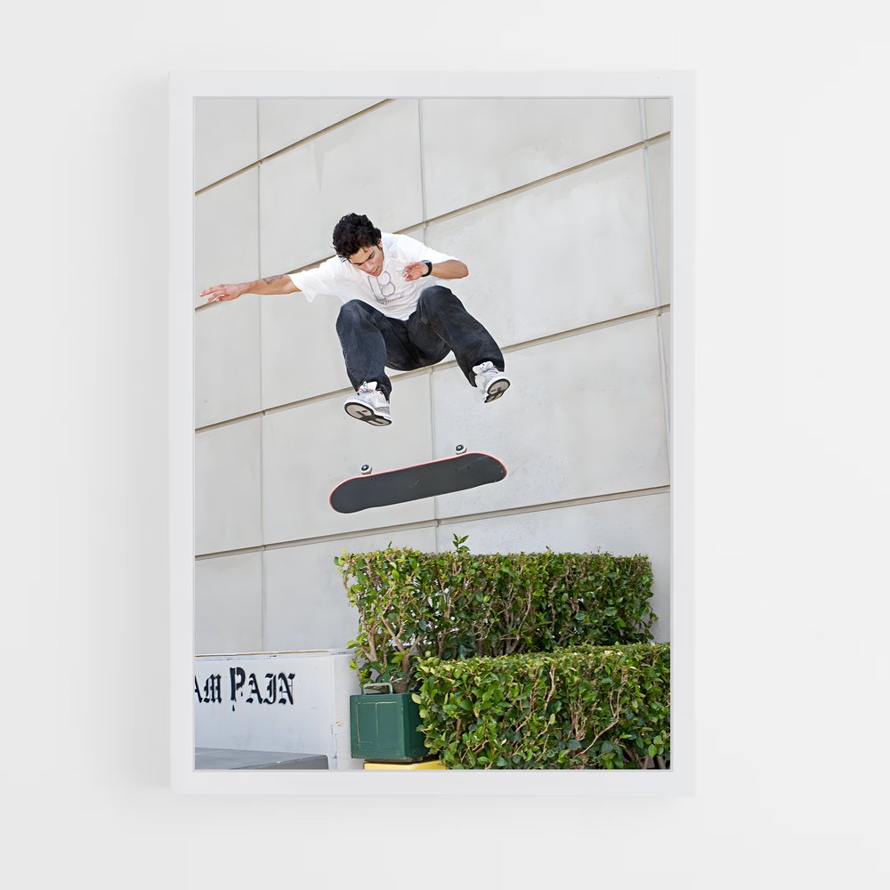 Poster Skater Élevé – affiche Skateboard (vue 3)